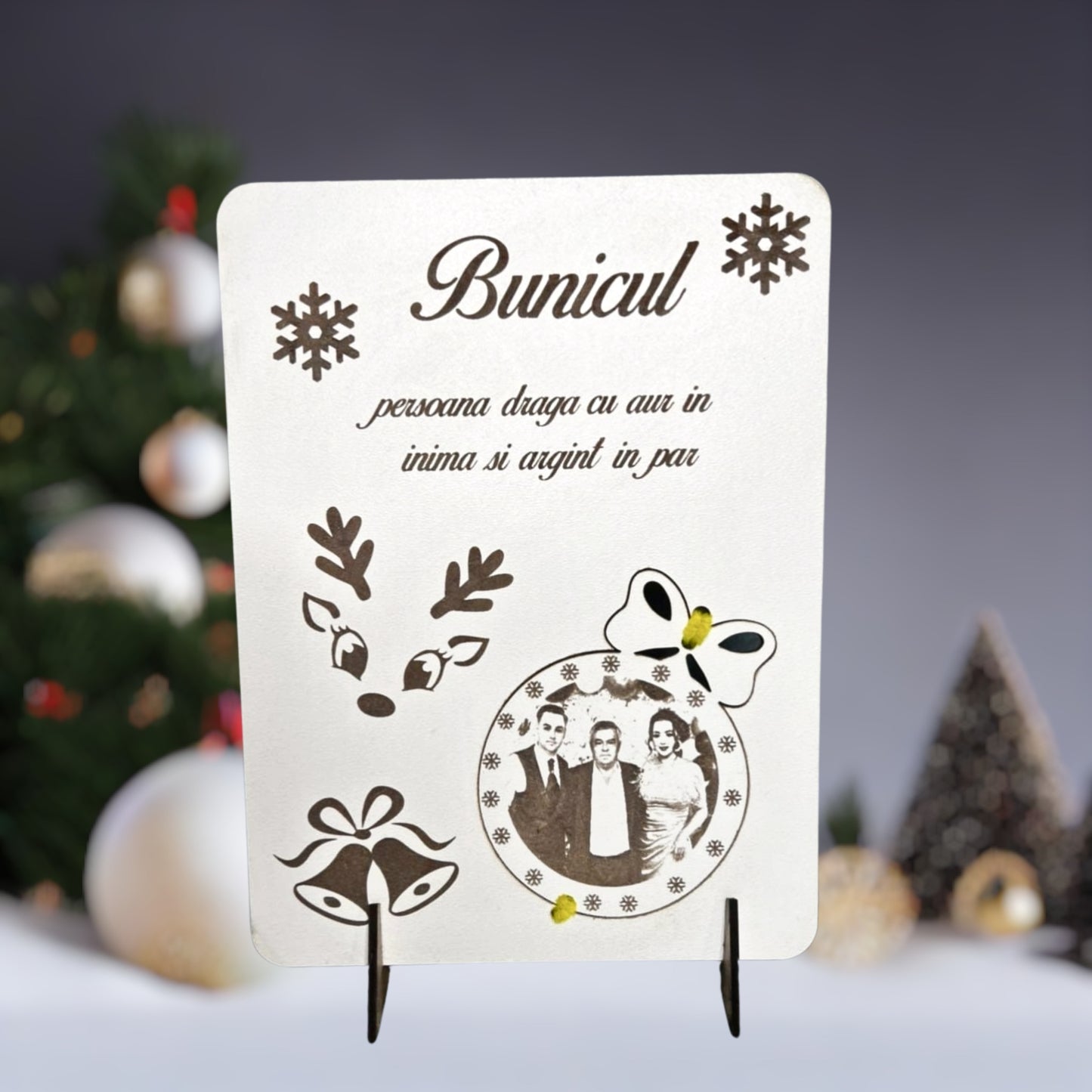 Felicitare personalizata text si poza