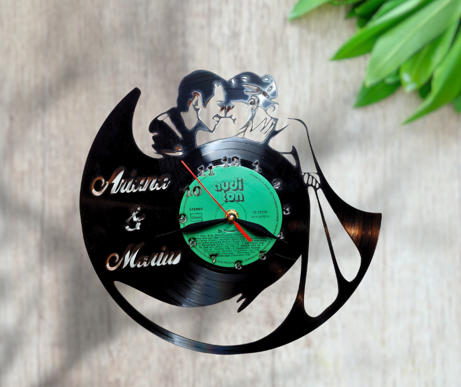 Ceas personalizat vinil