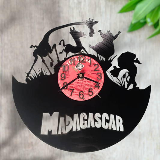 Ceas Personalizat Vinil Madagascar