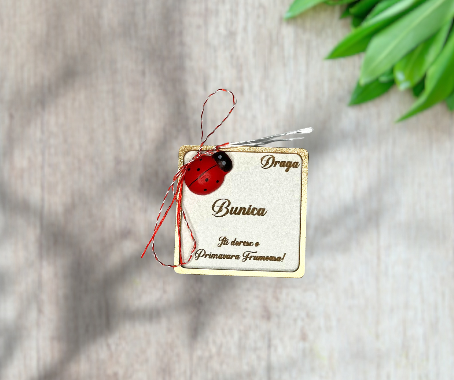 Martisor Personalizat cu Text sau Nume